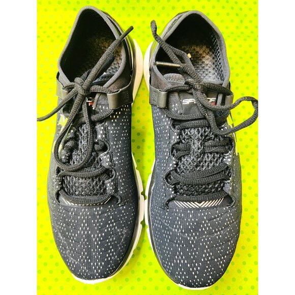 Under Armour Speedform Charged Running Shoes Size 8.5 US Black & White - Picture 2 of 7